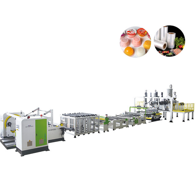 PP/PE/PA/PETG/EVOH Multilayer Barrier Sheet Co-extrusion Line 